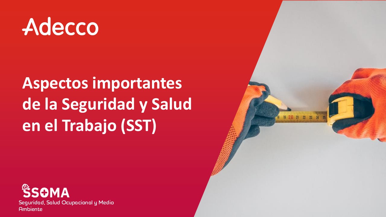 ASOCIADOS-ASPECTOS IMPORTANTES DE LA SST